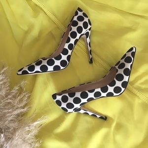 ALDO Polka Dot Heels (B&W)
